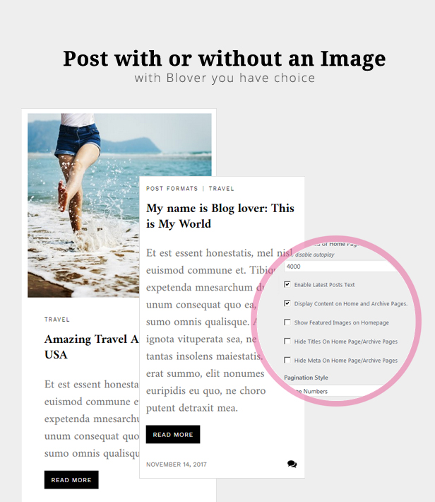 WordPress themes for blogs