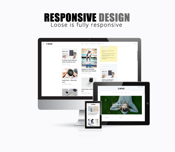 WordPress theme template - Loose