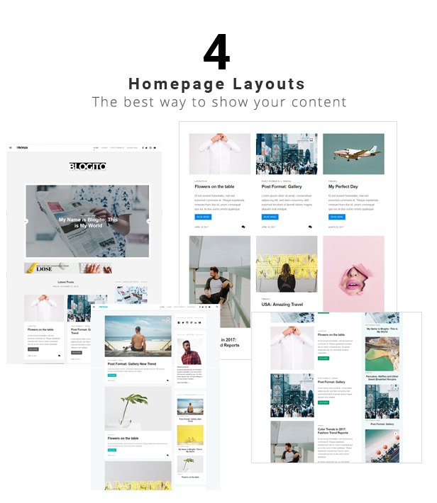 Blog WordPress theme