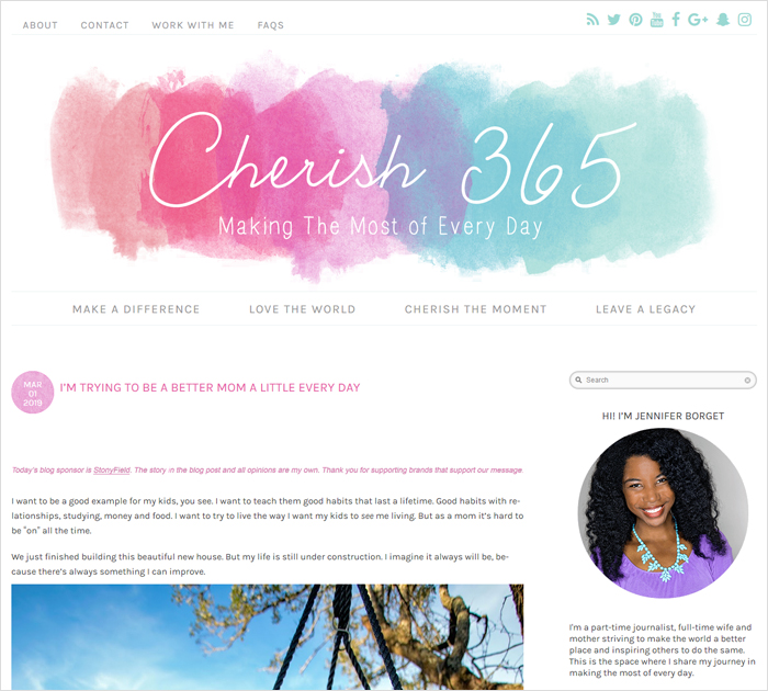 Cherish365 women's blogs