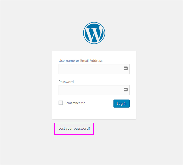 How to change password in WordPress