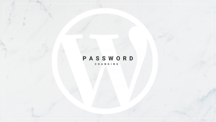 How to change password in WordPress