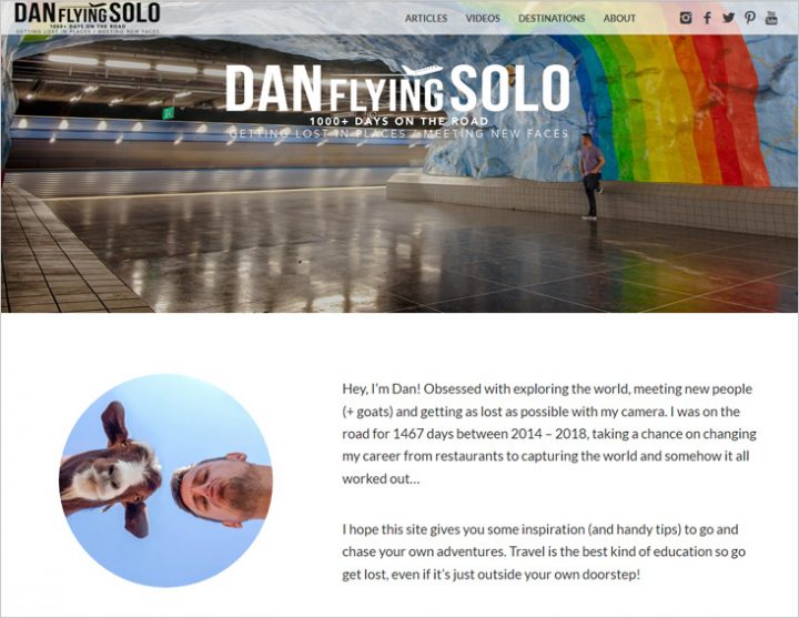 Dan Flying Solo - the best travel blog