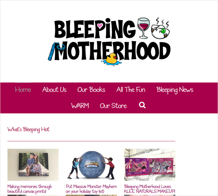 Bleeping Motherhood - blog for mom