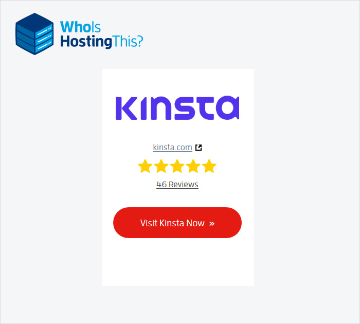 Kinsta Reviews in WhoIsHostingThis?