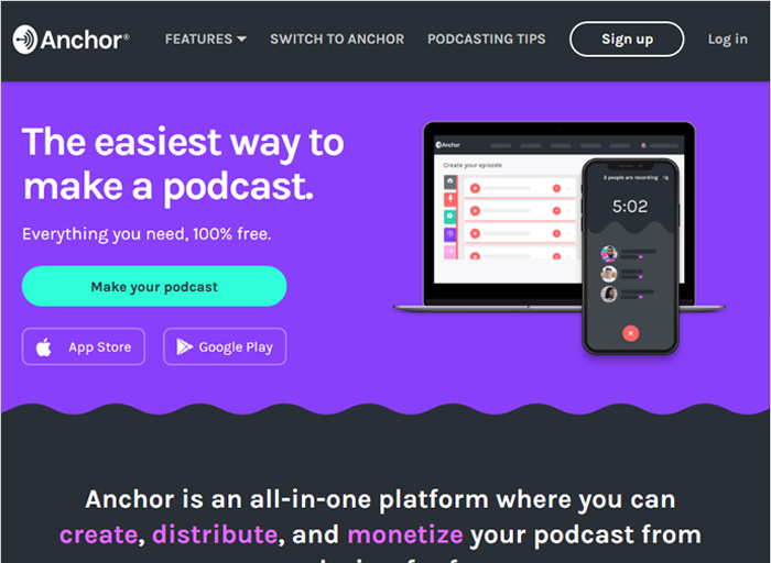 Podcast Hosting Provider - Anchor.fm
