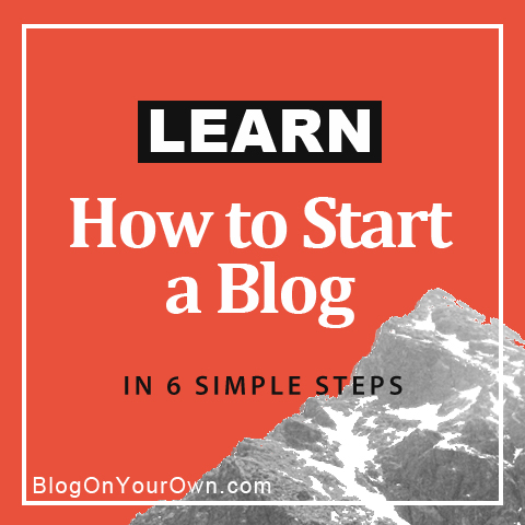 How to start a blog