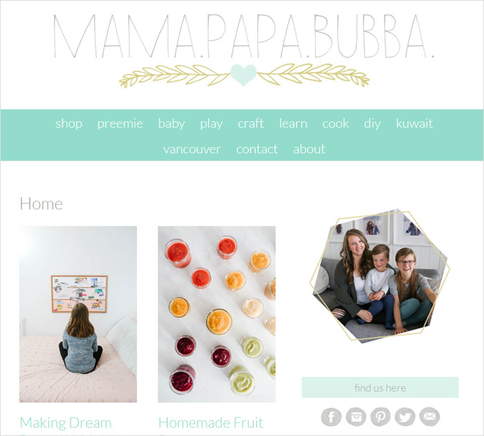 Mama Papa Bubba - mom blog