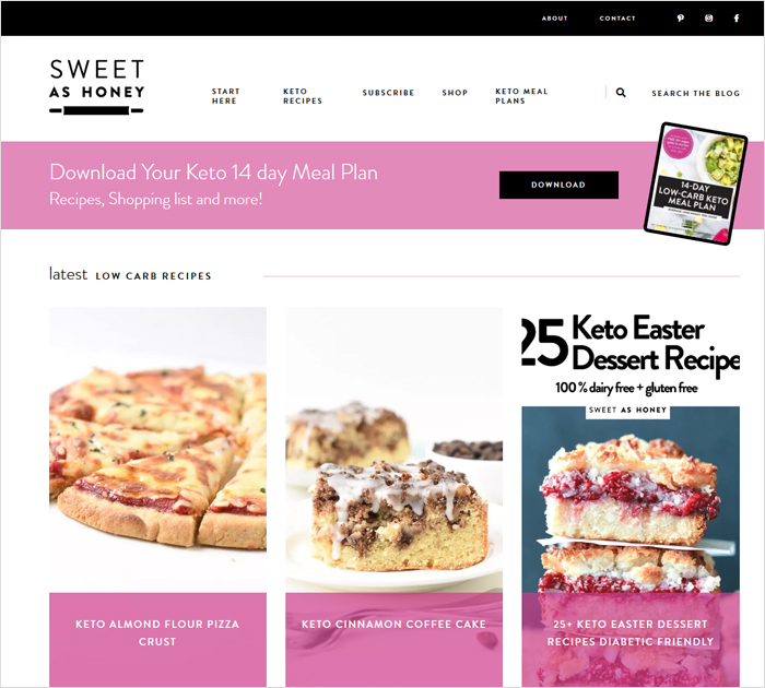 Sweet as Honey - food blog