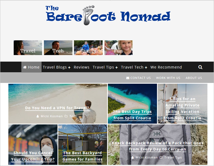 The Barefoot Nomad - travel blog