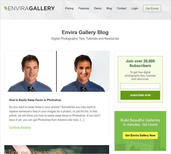 Envira Gallery Blog