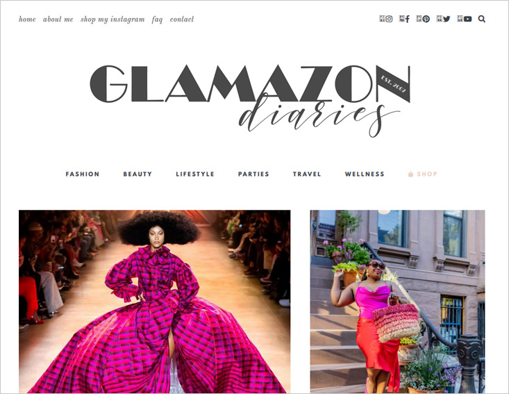 glamazon diaries blog