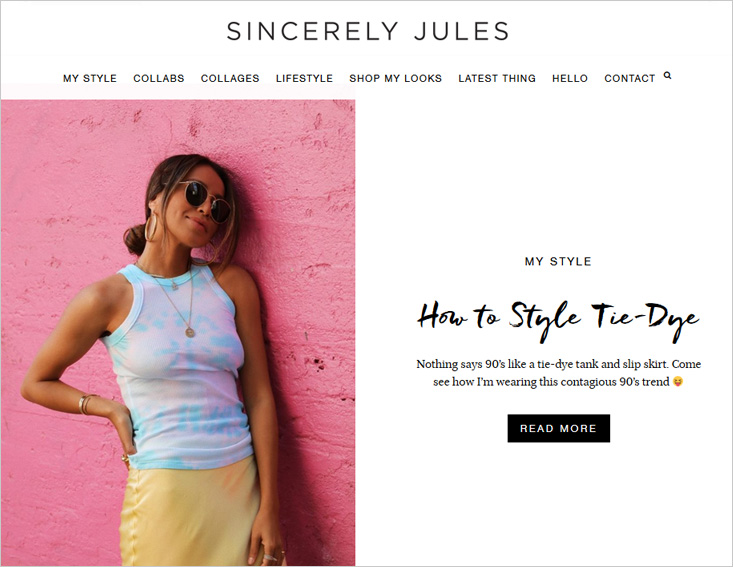Sincerely Jules fashion blog