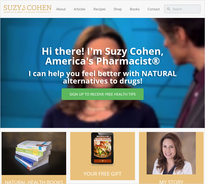 Suzy Cohen health blog