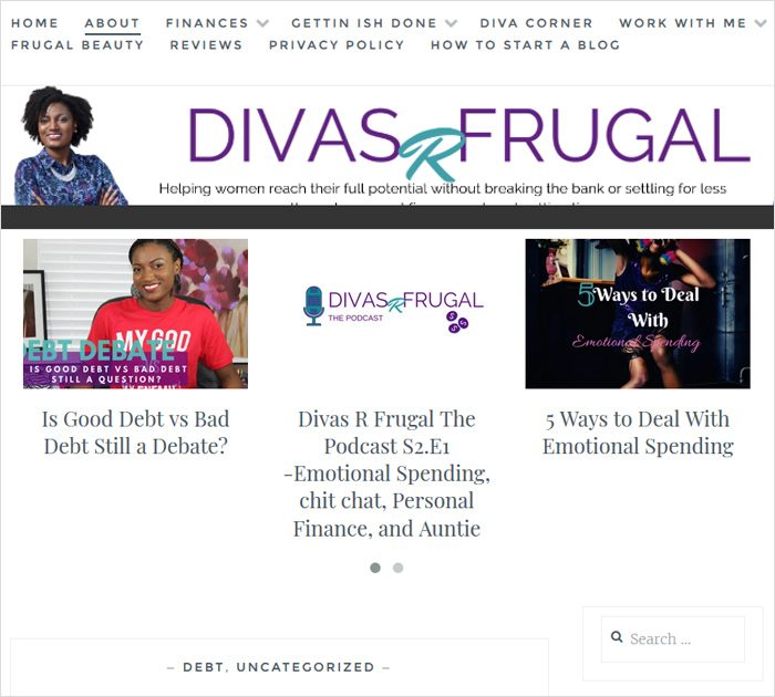 Divas R Frugal - Personal Finance Blogs