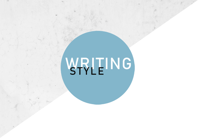 Write a post - writing style inscription