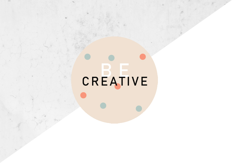 Be creative - inscription