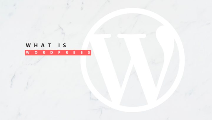 WordPress logo with the title- what is WordPress
