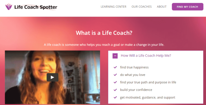 Life Coach Spotter Self improvement Blog Homepage