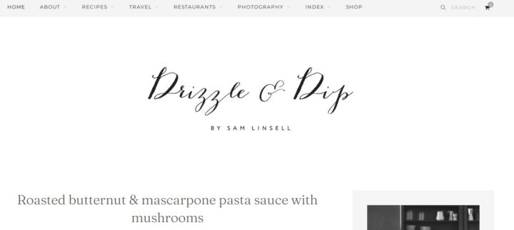 drizzle and drip recipe website