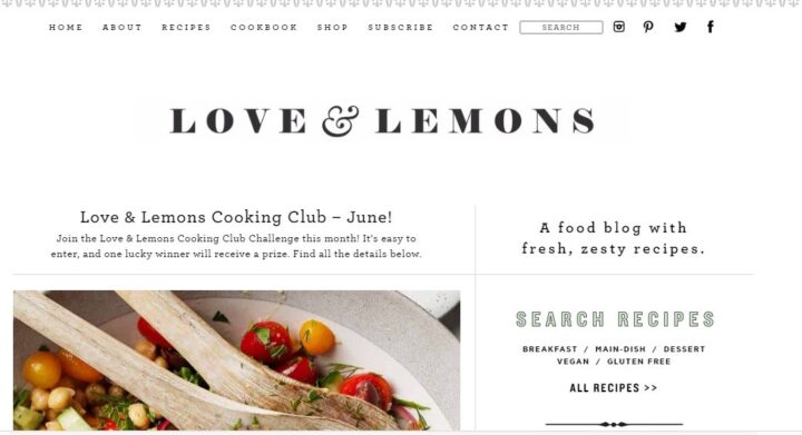 love and lemons recipe blog