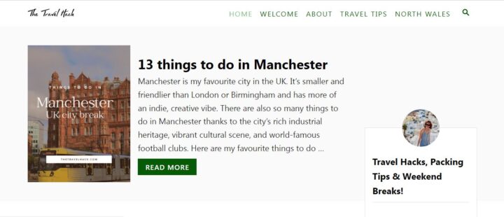 The Travel Hack Travel Blog Home Page