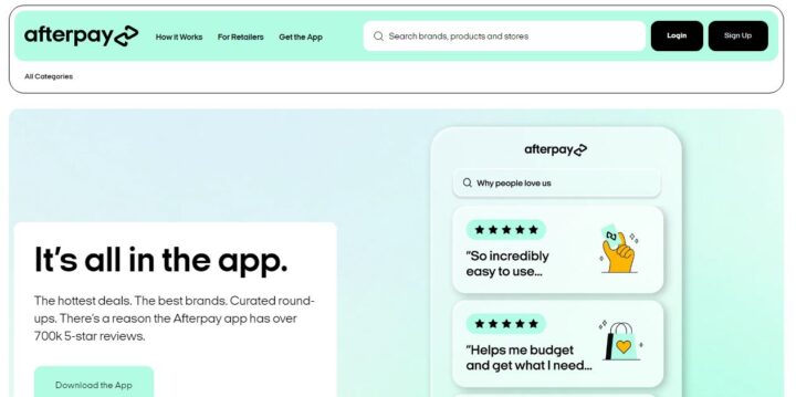 afterpay payment gateway home page
