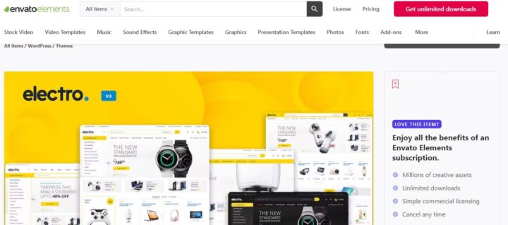 electro theme for woocommerce