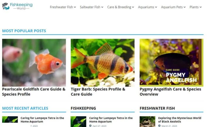 fishkeeping world pet blog home page