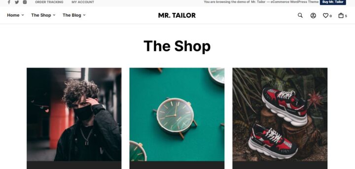 mr. tailor woocomerce theme