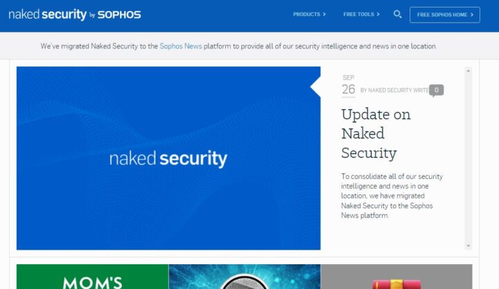 Update on Naked Security – Sophos News