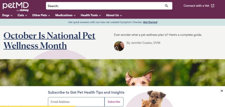 petmd home page