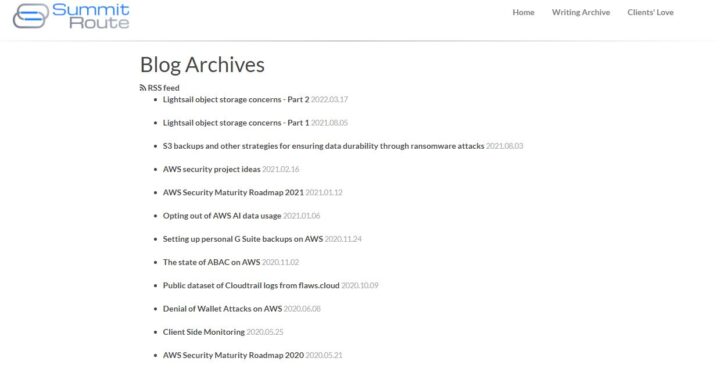 summit route aws blog home page
