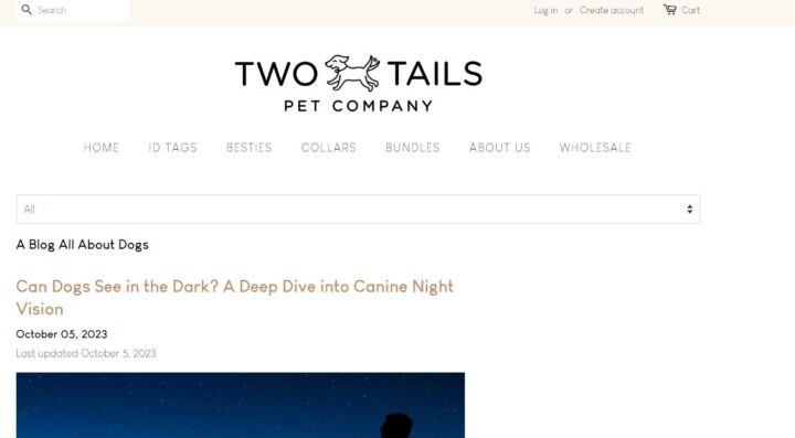 two tails company home page