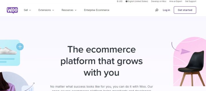 woocommerce home page