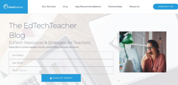 the edtech teacher blog home page