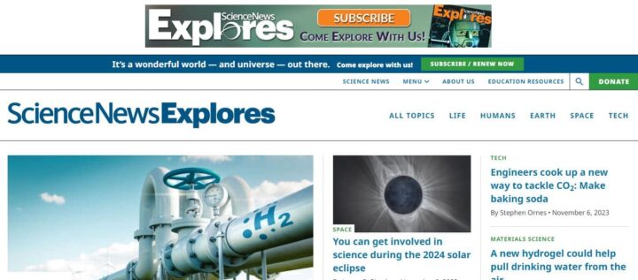science news explorer science blog home page