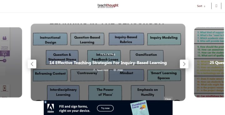teachthought educational blog home page