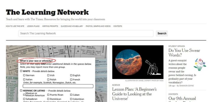 the learning network educational blog home page 