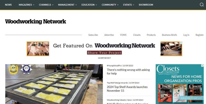 woodworking network home page