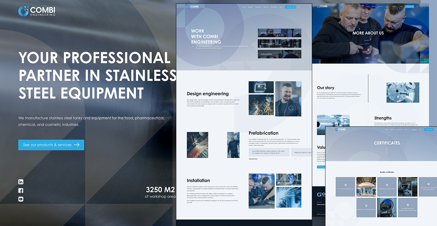 Combo Engineering home page